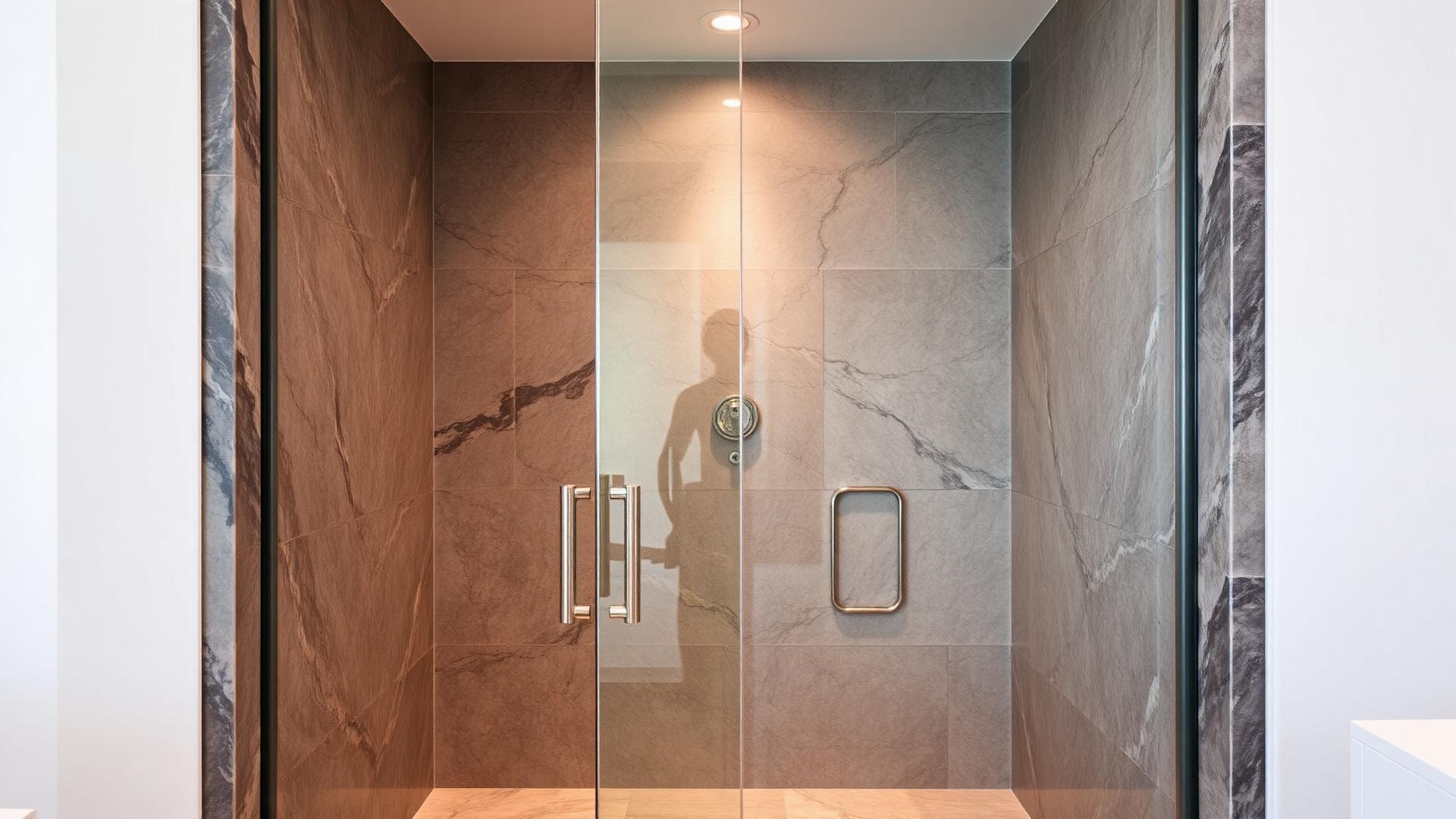 Stone shower installation in El Paso TX